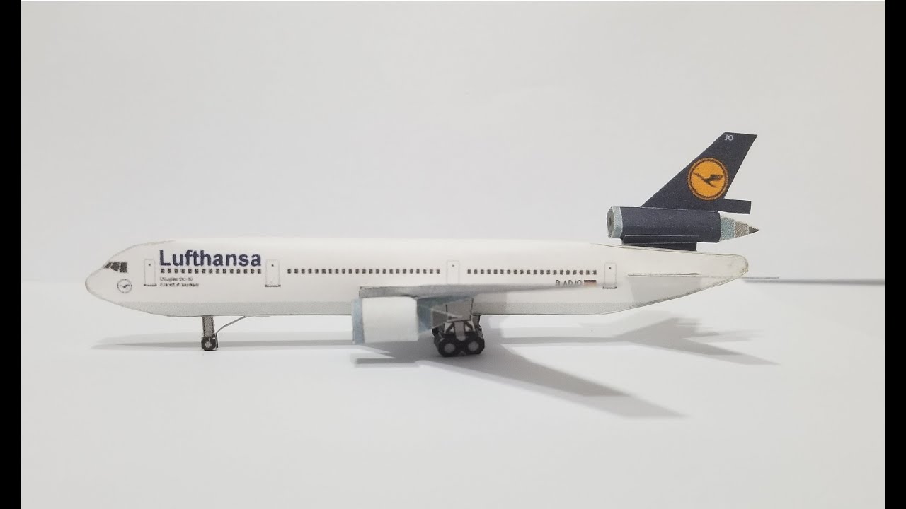 Airigami Planes: Douglas DC-10 assembly