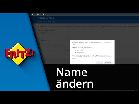FritzBox Name ändern / FritzBox WLAN Name ändern ✅ Tutorial [Deutsch/HD]
