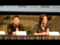 Os protagonistas gatos de Supernatural no Comic Con