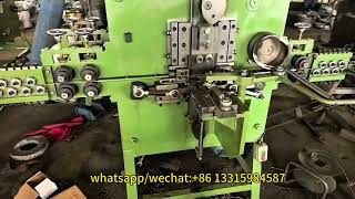 Fully automatic bag buckle making machine #buckles #bag #wirebendingmachine