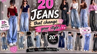 20 Different  Type Of Jeans With Name For Girls And Womenjeans Typejeans denim fashion baggy