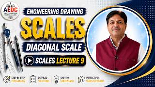 Diagonal Scale in Engineering Drawing | Important Problems | Lecture 9