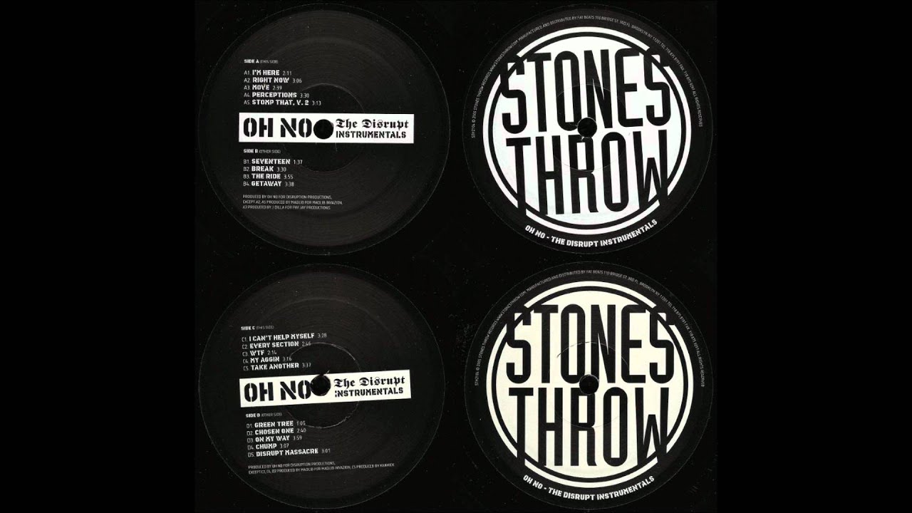 OH NO / THE DISRUPT (INSTRUMENTALS) (2LP) - HIP TANK RECORDS