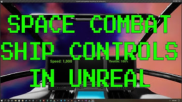 Testing out my space combat flight controls in Unreal Engine