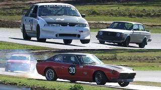 Super Sprints R4 TCRC Baskerville 2026 Volvo 242 Turbo Datsun 260Z Toyota Corolla KE20 2ZZ swap