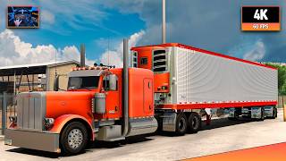Peterbilt 389 + CAT C15 6NZ | The Dalles - Lakeview | ATS 1.59 4K Gameplay + Wheel Cam