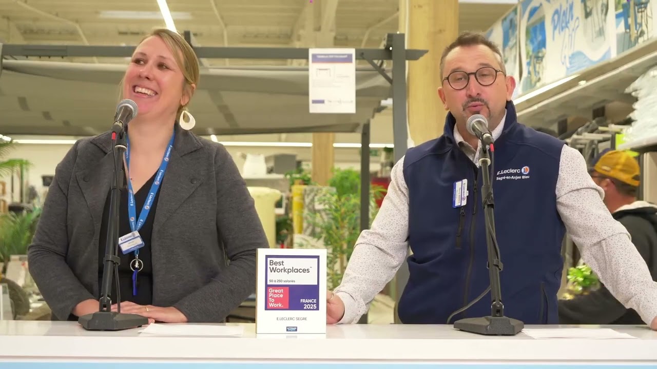 En direct de Leclerc Segré avec Séverine et Hervé