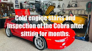 Factory Five Racing Shelby 427 S/C Cobra Roadster - cold engine start run & inspection for problems.