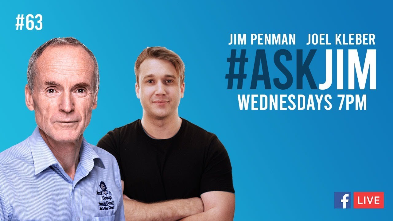 #ASKJIM episode 63 with Jim's Group founder, Jim Penman and Joel Kleber - www.jims.net - 131 546