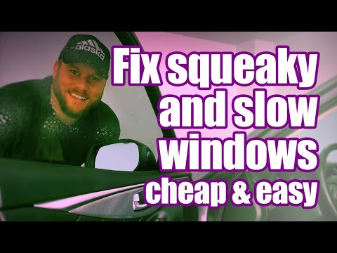 Fixed my squeaky, slow power windows