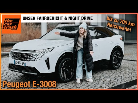 Youtube Peugeot E-3008 (2024) Unser Fahrbericht mit dem NEUEN Elektro SUV! Test | Review | Night Drive video Peugeot