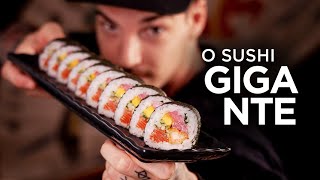FUTOMAKI: sushi gigante com mix de ingredientes | Como fazer Sushi