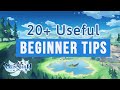 20+ Genshin Impact Beginner Tips That You Should Know! (Watch ASAP!)