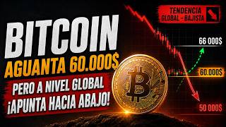 Bitcoin defendió la zona clave: ¿rebote a $66.000 o caída a $50.000?