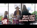 Parent unable to afford child’s birthday gift