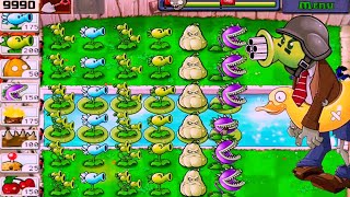 Plants vs Zombies : Adventure Night Level (3-4) Gameplay FULL HD 1080p 60hz