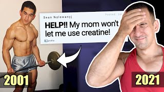 Reacting To My 15 Year Old Self (Ridiculous Bodybuilding Forum Posts)