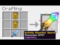 Minecraft UHC but you can craft an 'INFINITY GAUNTLET Sword'..