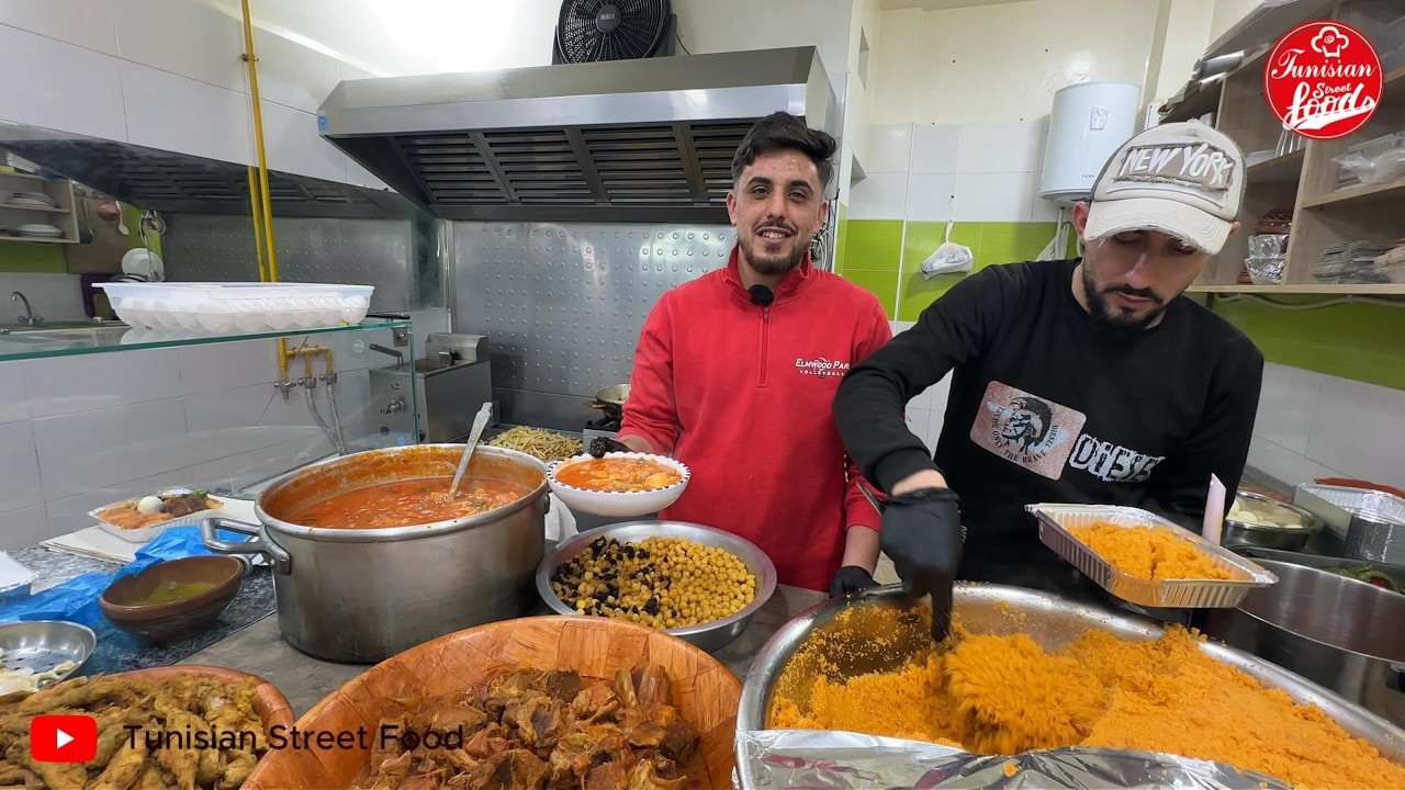 كسكسي الأعراس والشكشوكة بالتريليا عند أولاد الباشا في لمطة - منستير