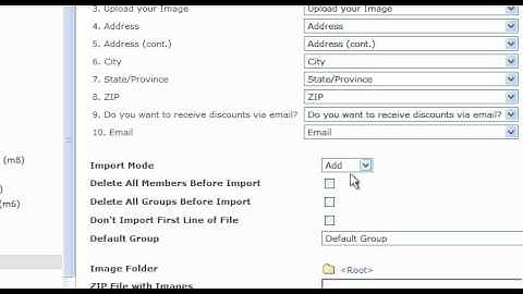 Membership Module Importing Members