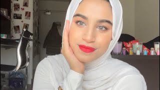 GRWM|| Red lipstick Makeup LOOK
