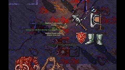 Tibia 2018 [Paladin] - Where to level? Roshamuul Upper ! (depot)