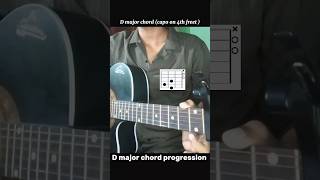 D major chord on guitar.. #acoustic #lesson #guitarlesson