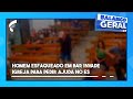 VÍDEO | Homem esfaqueado em bar invade igreja para pedir ajuda no ES