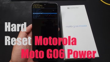 How To Hard Reset Motorola Moto G06 Power