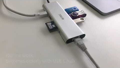 WiWU USB-C Hub Apollo 931TH 9 in 1 Macbook Apdator