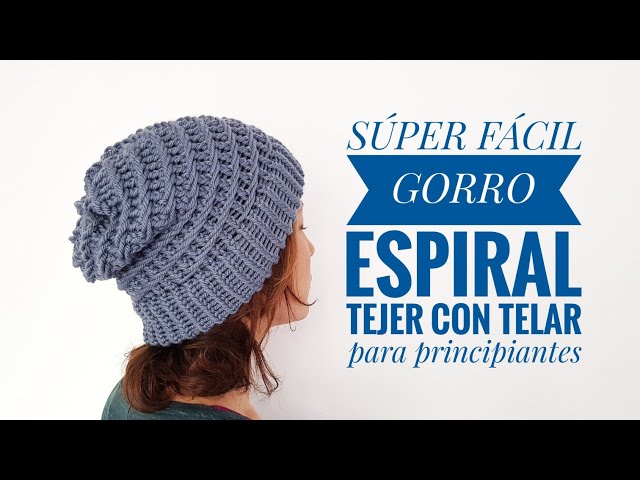 Telar Circular Semiautomático tejido de gorro. 