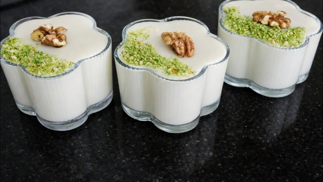 المحلبي 🇩🇿 بقوام كريمي بنة زمان وصفة اصلية💯💯بنة تقليدية راقية لسهرات#رمضان #السحور 