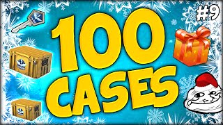 100 CASE UNBOXINGS CHRISTMAS SPECIAL ★ DECEMBER DAILY CASES DAY 9 - CS:GO CASE OPENING / UNBOXING
