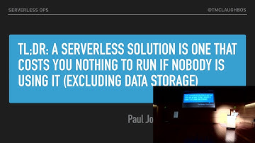 Serverless Ops - Tom McLaughlin