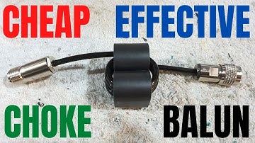 Make Yourself a Cheap and Effective Ham Radio Choke Balun for 20m - 10m