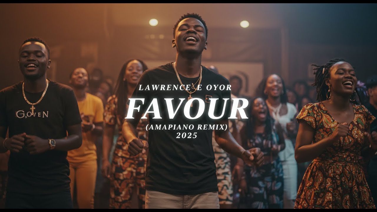 Lawrence Oyor - Favour | Amapiano Remix 2025 | Gospel Amapiano Afrobeat Praise & Worship