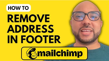 How to Remove Address from Mailchimp Footer