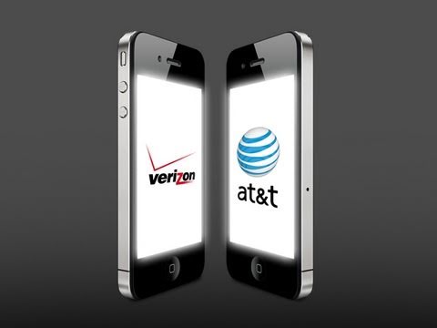 Verizon iPhone 4 vs AT&T iPhone 4 - YouTube