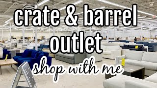 Crate & Barrel Outlet Shop w/ me!  Let's check out a CRATE & BARREL OUTLET STORE!