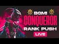 Bgmi live conqueror rank push day 1  road to 1k subs  pk gaming