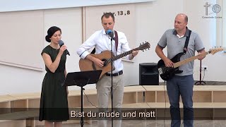 Video thumbnail of "Bist du müde und matt"