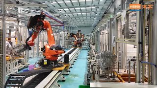 TSINGSHAN  Assembly Line for Hydrid DCT with KUKA robots