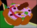 The simpsons  homers donut with sprinkles