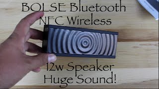 Bolse Portable Nfc Bluetooth 12W Portable Speaker Full Review