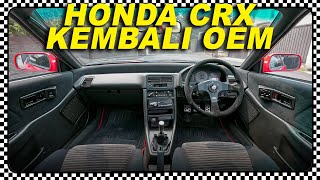Honda CRX Kembali Terlihat OEM #SEKUTOMOTIF