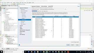 Missing Android platforms detected
