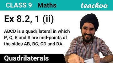 Ex 8.2, 1 (ii) - ABCD is a quadrilateral in which P, Q, R and S - Teachoo