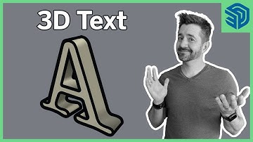 3D Text - SketchUp for iPad Square One
