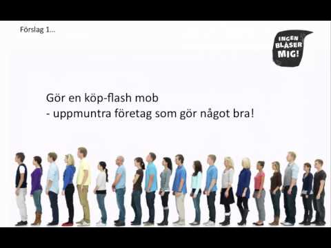 Video: Vad är En Flash Mob