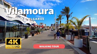 Vilamoura, Algarve 2023  – Walking Tour 4k  – Portugal winter